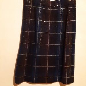 Womens wool jacket and skirt